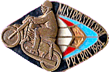 Mistrovstvi Prerov motorcycle race badge from Jean-Francois Helias