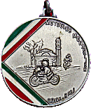 Monastier motorcycle rally badge from Jean-Francois Helias