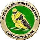 Montauban motorcycle rally badge from Jean-Francois Helias