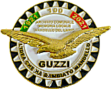 Moto Guzzi motorcycle club badge from Philippe Lorigne
