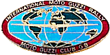 Moto Guzzi Club GB motorcycle rally badge from Jean-Francois Helias