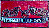 Cambs Bike Show motorcycle show badge from Jean-Francois Helias