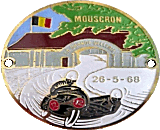 Mouscron motorcycle race badge from Jean-Francois Helias