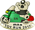 MRA motorcycle run badge from Jean-Francois Helias