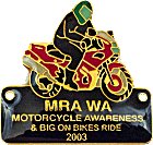 MRA WA motorcycle run badge from Jean-Francois Helias