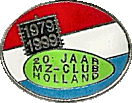 MZ Holland motorcycle rally badge from Hans Veenendaal