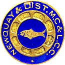Newquay & District MC&LCC motorcycle club badge from Jean-Francois Helias