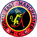 North East Manchester MCC motorcycle club badge from Jean-Francois Helias