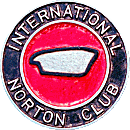 Norton International Club motorcycle club badge from Jean-Francois Helias