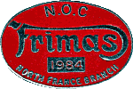 Norton France Frimas motorcycle rally badge from Jeff Laroche
