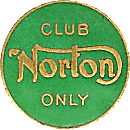Norton OC motorcycle club badge from Jeff Laroche