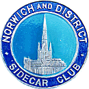 Norwich and DSC motorcycle club badge from Jean-Francois Helias