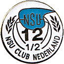 NSU Club Netherlands motorcycle club badge from Jean-Francois Helias