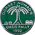 Oasis motorcycle rally badge
