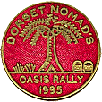 Oasis motorcycle rally badge from Lone Wolf