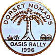 Oasis motorcycle rally badge