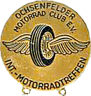 Ochsenfelder motorcycle rally badge from Jean-Francois Helias
