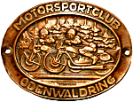 Odenwaldring motorcycle rally badge from Jean-Francois Helias