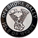 Off Shore motorcycle rally badge from Jean-Francois Helias