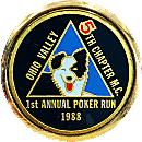 Ohio Valley Poker Run motorcycle run badge from Jean-Francois Helias