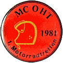 OHT motorcycle rally badge from Jean-Francois Helias