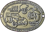 Oldtimer Nurburgring motorcycle rally badge from Jean-Francois Helias