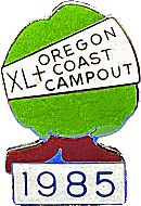 Oregon Coast Campout motorcycle run badge from Jean-Francois Helias