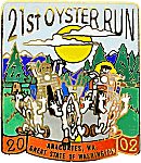 Oyster Run motorcycle run badge from Jean-Francois Helias