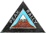 Peak motorcycle rally badge from Ted Trett