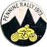 Pennine motorcycle rally badge from Les Hobbs