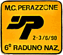 Perazzone motorcycle rally badge from Jean-Francois Helias