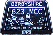 Pheasant Plucker motorcycle rally badge from Nigel Woodthorpe