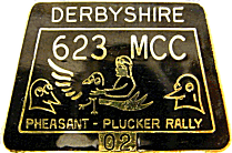 Pheasant Plucker motorcycle rally badge from Jean-Francois Helias