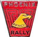 Phoenix motorcycle rally badge from Les Hobbs