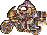 Pinguinos motorcycle rally badge from Jean-Francois Helias