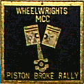 Piston Broke motorcycle rally badge from Nigel Woodthorpe