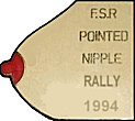 Pointed Nipple motorcycle rally badge from Phil Drackley