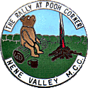 Pooh Corner motorcycle rally badge from Dave Cooper