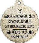 Pordenone motorcycle rally badge from Jean-Francois Helias