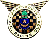 Portsmouth MCRC 3 motorcycle club badge from Jean-Francois Helias