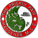 Prickly Pair motorcycle rally badge from Phil Drackley