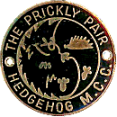 Prickly Pair motorcycle rally badge from Mike Hull