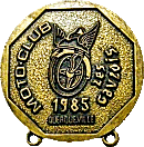 Querqueville motorcycle rally badge from Jean-Francois Helias