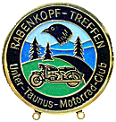 Rabenkopf motorcycle rally badge from Jean-Francois Helias