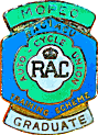 RAC/ACU motorcycle scheme badge from Jean-Francois Helias