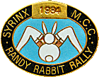 Randy Rabbit motorcycle rally badge from Jean-Francois Helias