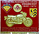 Ravensberg motorcycle rally badge from Jean-Francois Helias
