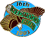 Redwood motorcycle run badge from Jean-Francois Helias