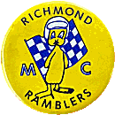 Richmond Ramblers motorcycle club badge from Jean-Francois Helias