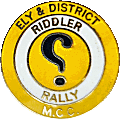 Riddler motorcycle rally badge from Jean-Francois Helias